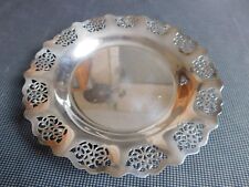 Piccolo Cesto per Pane Coppa Galleria Openwork placcato argento, usado comprar usado  Enviando para Brazil