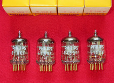Matched quad E180F PHILIPS SQ NOS NEU Röhre Tube NEW Valve Vierer Δ-code Valvula comprar usado  Enviando para Brazil