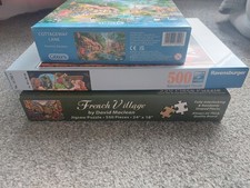 3x500 jigsaw puzzles for sale  WIRRAL