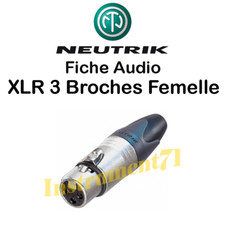 Fiche neutrik xlr d'occasion  Charolles