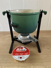 Green creuset fondue for sale  HULL