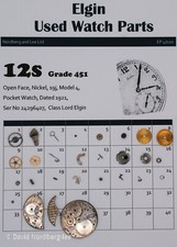 Elgin watch parts for sale  OLDHAM