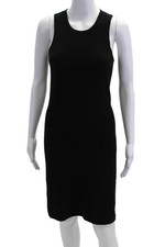 Vestido suéter Minnie Rose feminino mistura de cashmere sem mangas preto tamanho grande comprar usado  Enviando para Brazil