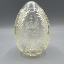 Etched crystal egg for sale  Jacksonville