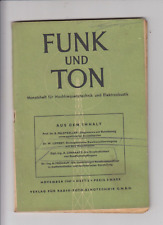 Funk ton monatsheft gebraucht kaufen  Lambsheim