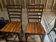 Wood chairs for sale  South Holland