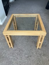 matching glass tables for sale matching glass tables for sale MAIDSTONE