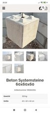 System betonsteine gebraucht kaufen  Seehausen, Zehrental