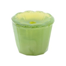 Vintage Tcheco Verde Opalina Vidro Miniatura Vaso de Plantas Ornamento Casa de Bonecas comprar usado  Enviando para Brazil