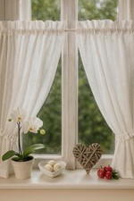 Vorhänge landhaus shabby gebraucht kaufen  Edewecht