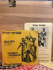 Mila Zetu (our Culture) African Heritage Vinyl 7” 45 Rpm Reggae Funk Soul Insert comprar usado  Enviando para Brazil