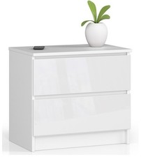 AKORD KOMODA K60 2SZ CLP BIAŁY POŁYSK na sprzedaż  PL