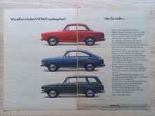 VW Volkswagen 1600 TL, Variant, Werbung advert pubblicità Reklame, 1972 comprar usado  Enviando para Brazil