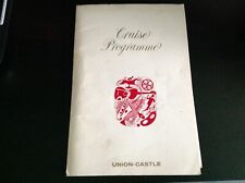 Cruise programme reina for sale  READING