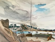 Breton aquarelle bretagne d'occasion  Artigues-près-Bordeaux