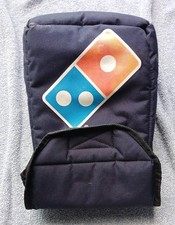 Usado, Bolsa pequena Domino's Pizza azul marinho autêntica grande isolada *saco de almoço* comprar usado  Enviando para Brazil