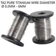 Fio de titânio puro diâmetro Ø 0,2 mm - 6 mm fio de metal metal metalurgia alta temperatura TA2 comprar usado Fio de titânio puro diâmetro Ø 0,2 mm - 6 mm fio de metal metal metalurgia alta temperatura TA2 comprar usado  Enviando para Brazil