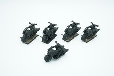 Warhammer 40K Chaos Space Marines Bikers Zestaw 5 plastikowych miniatur na sprzedaż  PL