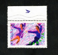 Patinaje artístico Canadá Scott #1400 Juegos Olímpicos de Albertville segunda mano  Embacar hacia Mexico