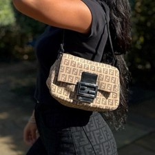 Vintage beige fendi for sale  NOTTINGHAM