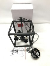 Bel Air Home - Lampa hanowa seria Nora - 4 x oprawy lamp E-14 - czarna na sprzedaż  PL