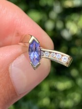 Carat gold marquise for sale  BRIGHTON