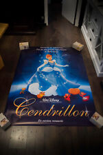 Cartaz de filme vintage laminado grande francês da Disney Cinderela original década de 1990 comprar usado  Enviando para Brazil