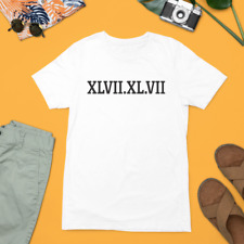 Camiseta personalizada com números romanos combinando presentes divertidos de festa de aniversário comprar usado  Enviando para Brazil