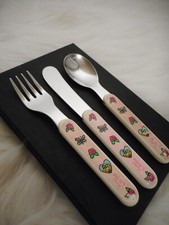 Set 3tlg kinderbesteck gebraucht kaufen  Lahntal