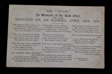 Original 1912 titanic for sale Original 1912 titanic for sale  UK