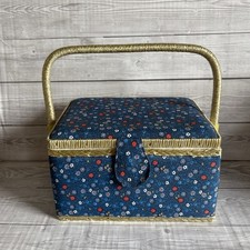Vintage blue floral for sale  WHITEHAVEN