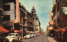 Vtg postcard street for sale  Mercer Island