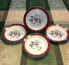 Pratos de pão Royal Seasons RN2 Natal boneco de neve grés, 6 5/8", conjunto de 4 comprar usado  Enviando para Brazil
