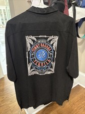 Czarny męski Tommy Bahama rozmiar XL "Tequila Make Life One Long Weekend" haftowany na sprzedaż Czarny męski Tommy Bahama rozmiar XL "Tequila Make Life One Long Weekend" haftowany na sprzedaż  Wysyłka do Poland