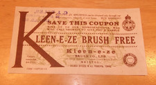 Original coupon kleen for sale  GRAVESEND