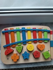 Xylophon piano holzbausteinen gebraucht kaufen  Dresden