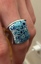 Blue millefiori murano for sale  Los Angeles