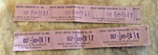 Vintage bus tickets for sale  CORBY