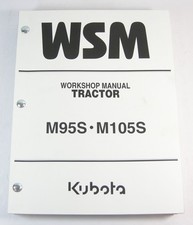 Kubota M95S y M105S Tractor Taller Servicio Reparación Manual y Esquemas segunda mano  Embacar hacia Mexico