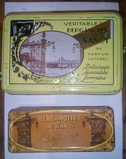 Boîtes métal bergamote d'occasion  Les Vans