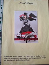 nina hagen autogramm gebraucht kaufen nina hagen autogramm gebraucht kaufen Bünde
