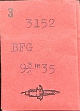 Używany, Balance Staff For BFG Baumgartner Ora 35 36 37 39 Lot 3pcs New Old Stock 10,5''' na sprzedaż  PL