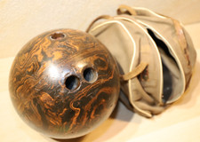 Bowlingkugel tasche vintage gebraucht kaufen  Kolbermoor