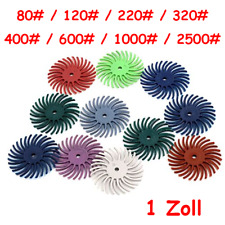 1 Zoll Radiale Borstenscheibe Schleifbürste Polierscheibe mit 2.35/3mm Schaft comprar usado  Enviando para Brazil