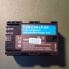 Bateria Canon LP-E6 para EOS 60D 70D 80D 6D 7D 7DII 5DSR 5D 5DIII 5DIV comprar usado  Enviando para Brazil