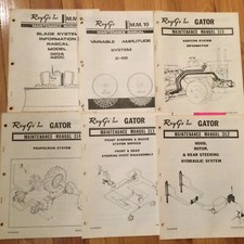 Usado, MANUAIS DE REPARO DE SERVIÇO DE MANUTENÇÃO RAYGO GATOR E PATIFE COMPACTADOR GUIA DE ROLOS comprar usado  Enviando para Brazil