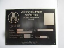 Typenschild traktor fortschrit gebraucht kaufen  Deutschland