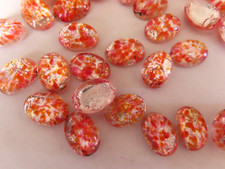 55 cabochões ovais de vidro tcheco 14x10mm folha de prata opala vermelha comprar usado 55 cabochões ovais de vidro tcheco 14x10mm folha de prata opala vermelha comprar usado  Enviando para Brazil