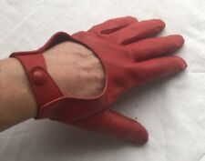Lederhandschuhe rot cabrio gebraucht kaufen  Hamburg