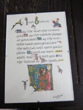 Irish blessing calligraphy for sale  CONGLETON